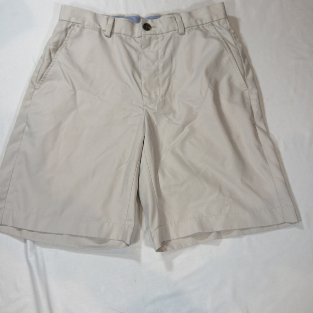 Brooks Brothers Mens Golf Shorts 38 Khaki Performance Stretch Casual